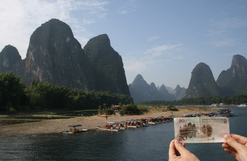 catherine evans on li river 